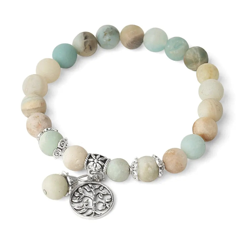 Bracelet Arbre De Vie En Perles d'Amazonite main image 0
