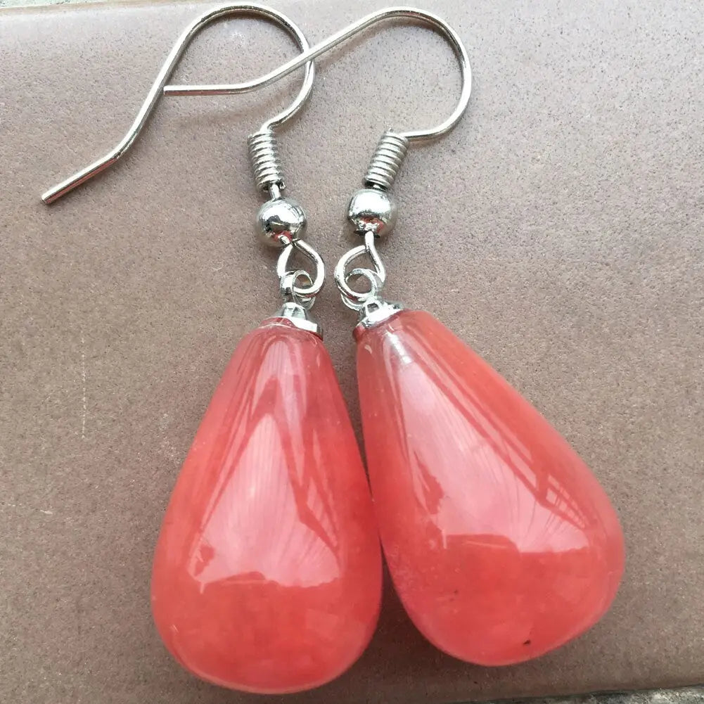 Perles Rondes En Quartz Cerise Naturel 8 Mm - Fil De 38,1 Cm - Pour Fabrication De Bijoux DIY