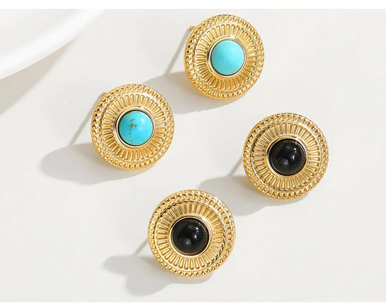 Boucles D'oreilles Chic Turquoise