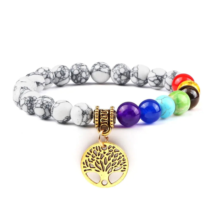 Bracelet Arbre de Vie Noir Or