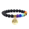 Bracelet Lava Gold  Arbre de Vie