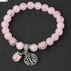 Bracelet Protection Arbre de Vie Quartz Rose