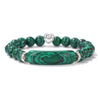 Bracelets en forme de rectangle de malachite