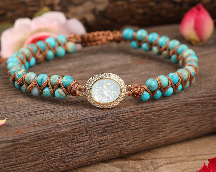 Bracelet pour femme multi-rangs avec bague léopard en cuir synthétique Bracelet pour femme multi-rangs avec bague léopard en cuir synthétique