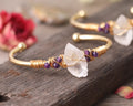 Bracelet en Quartz Améthyste pour Femmes