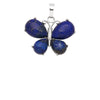 Pendentif Papillon Pierre Naturelle Lapis