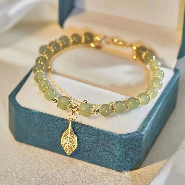 Bracelet Perles de Jade Hetian