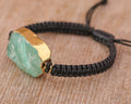 Exquis bracelet en pierre d'Amazonite pour femmes