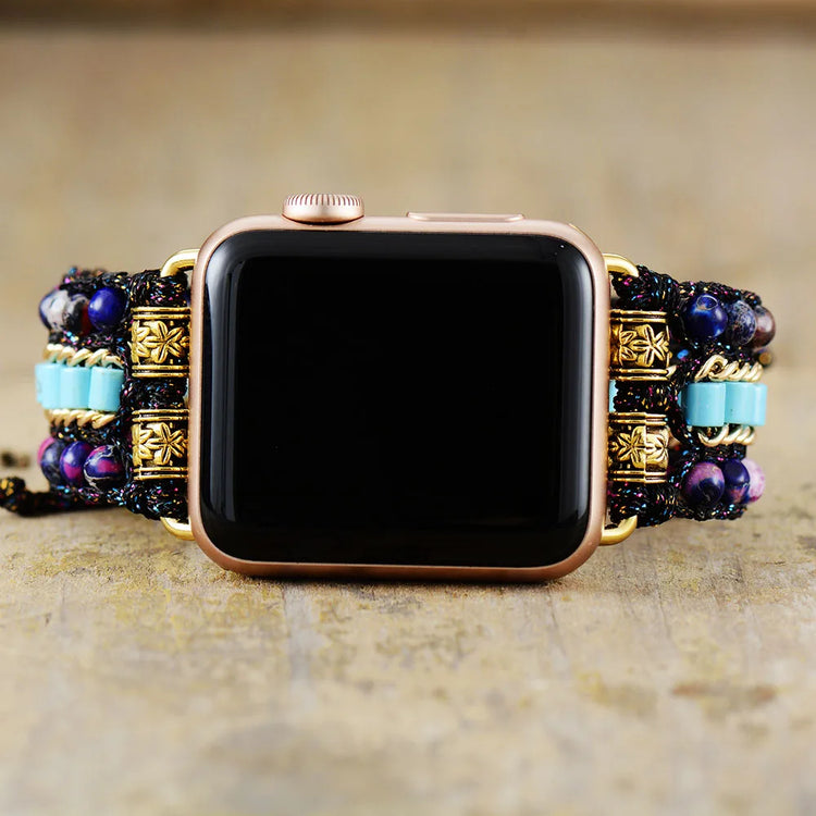 Bracelet Apple Watch Turquoise / Jaspe
