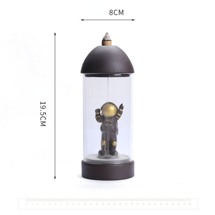 Brûleur d'encens parfum bois de santal Astronaute