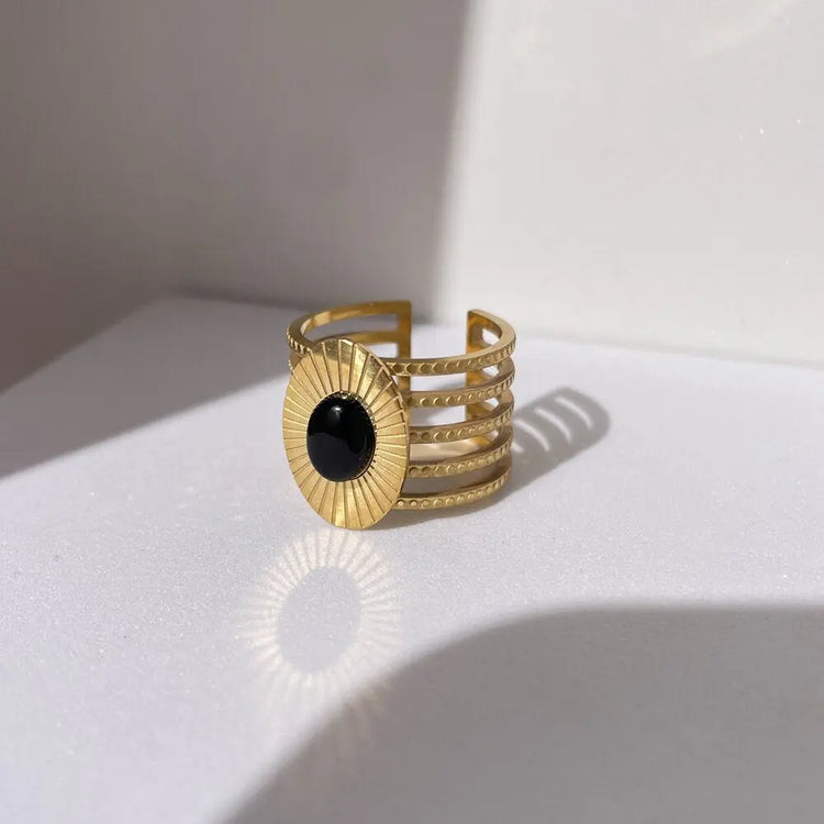 Bague Obsidienne Chic Soleil