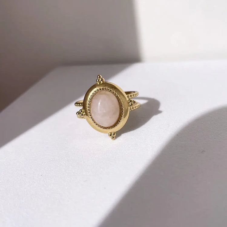 Bague Quartz Rose Chic