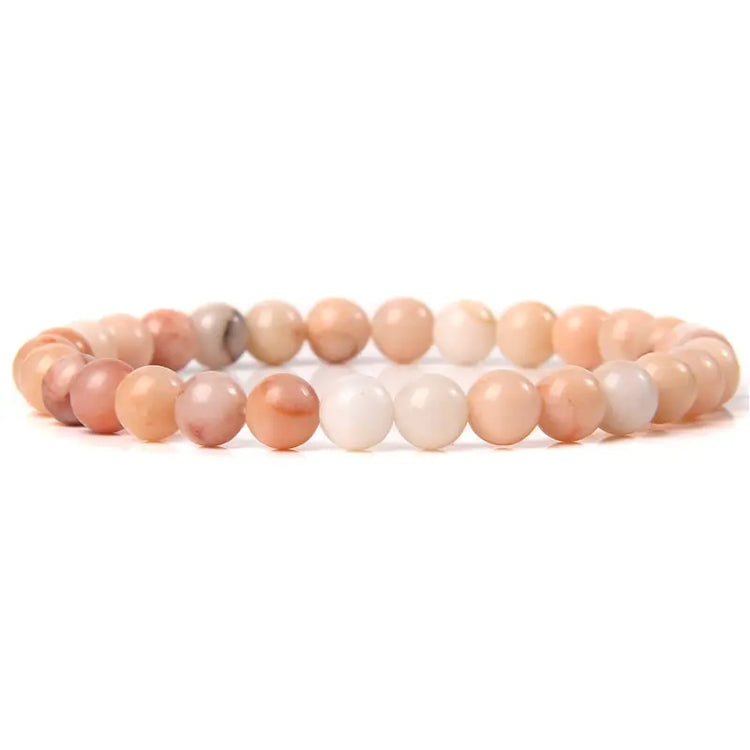 Bracelet Perles Aventurine Orange