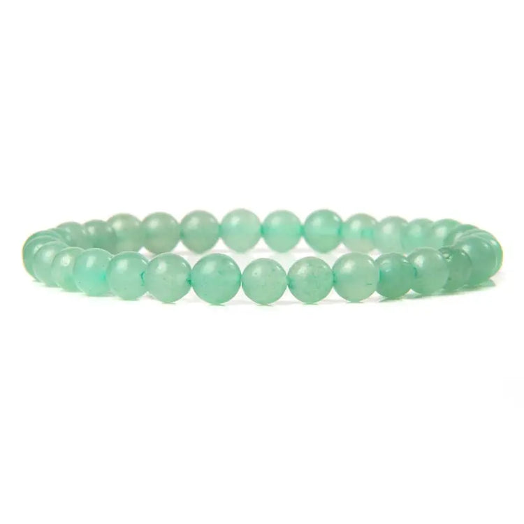 Bracelet Perles Aventurine Verte