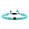 Bracelet Perles Turquoise / Onyx