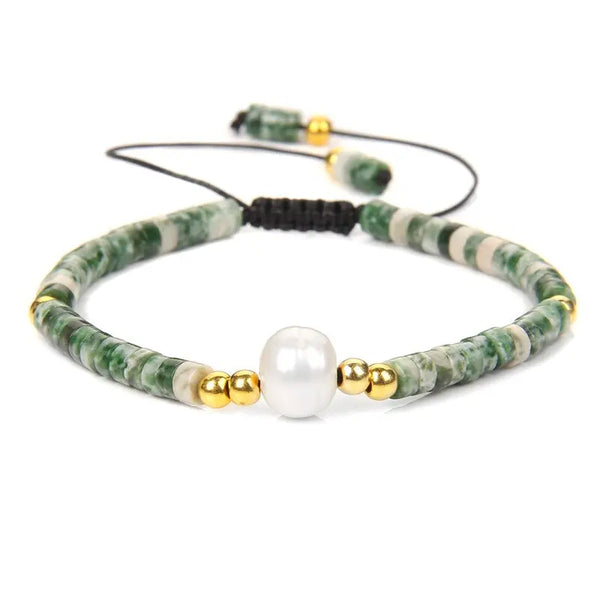 Bracelet Préhnite Cordon