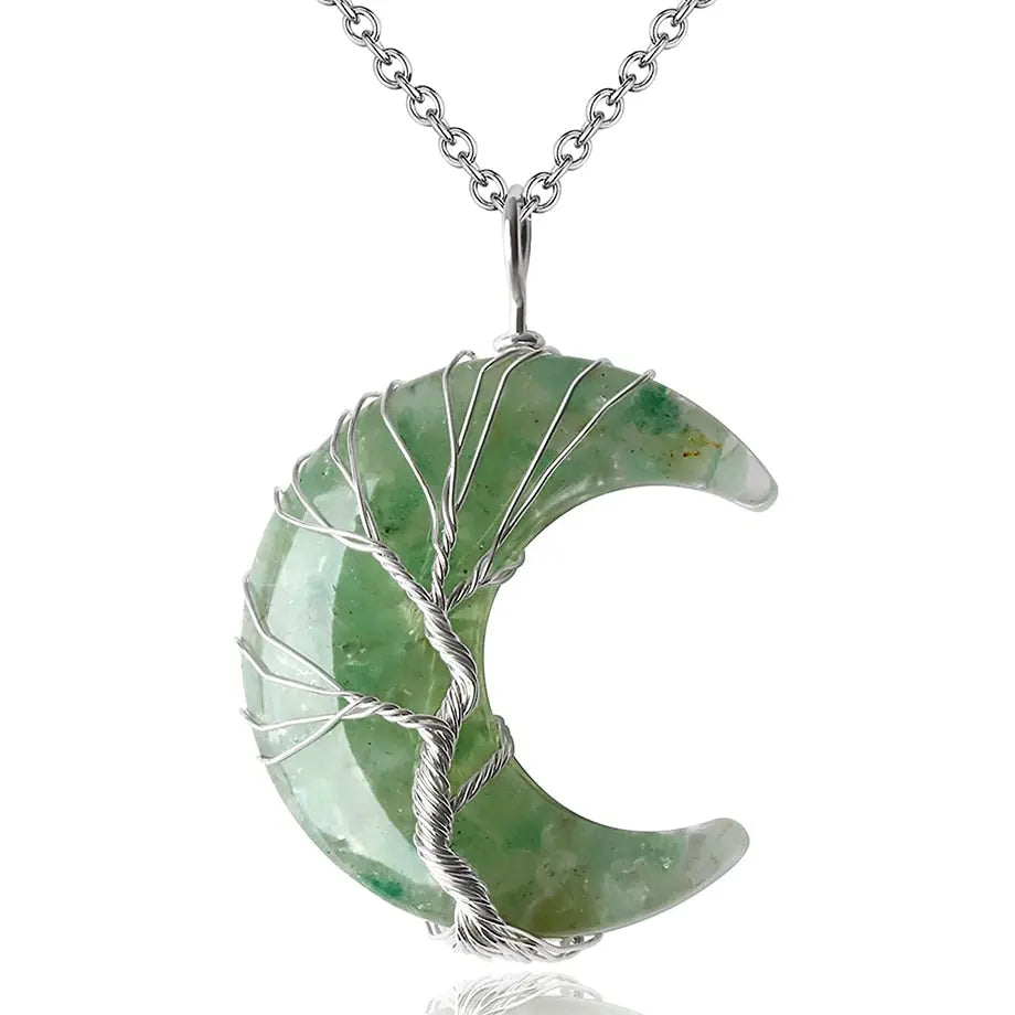 Collier En Aventurine Verte Naturelle - 16 Disques Argent 925 - 46 Cm - Fait Main En France