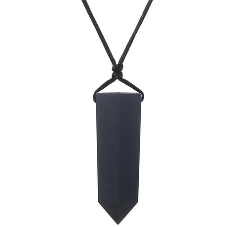 Pendule Obsidienne Noire Cordon | Ma Pierre Naturelle
