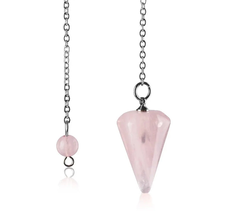 Pendule Pierre Naturelle Quartz de Rose